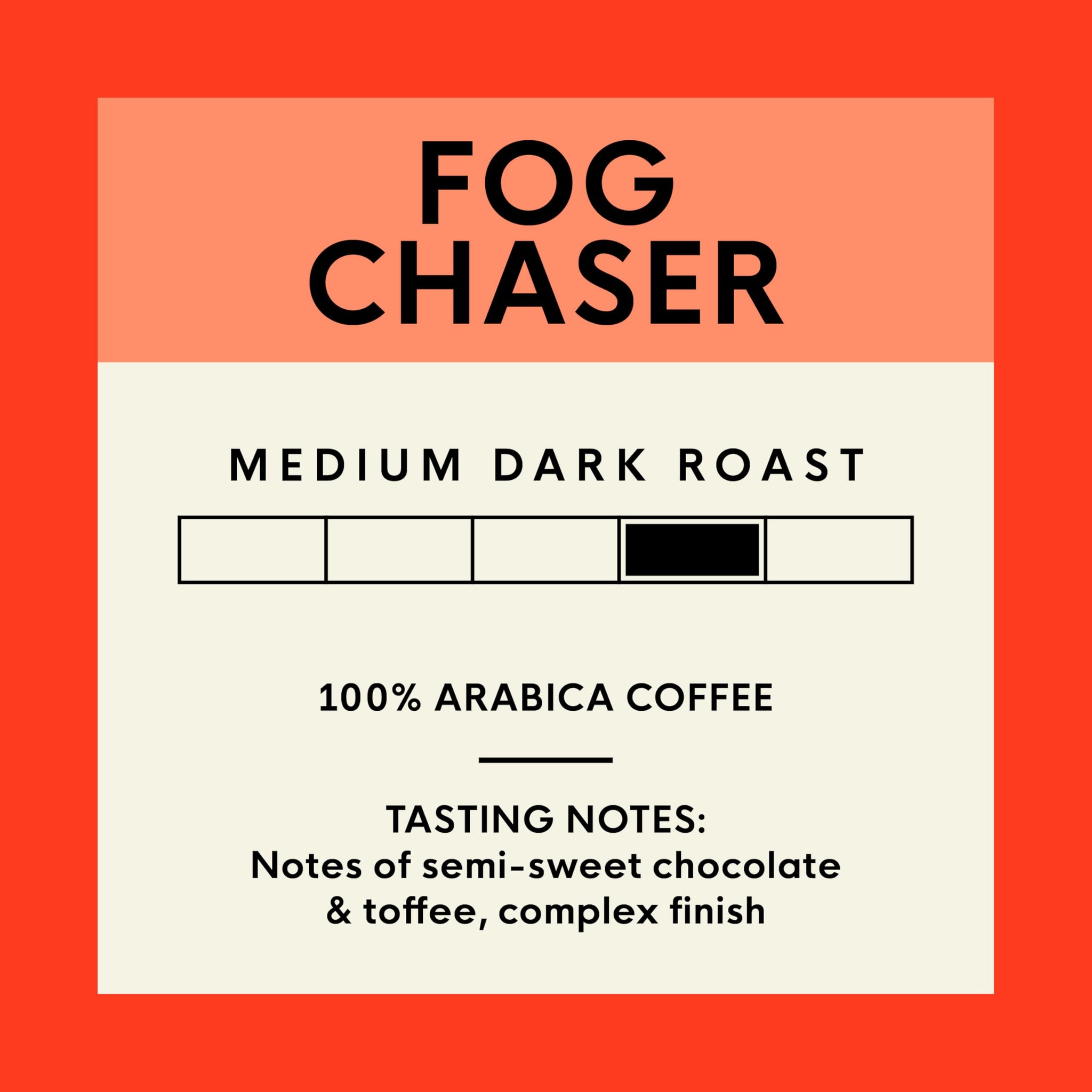 San Francisco Bay Coffee - Medium-Dark Roast Whole Bean Coffee - Fog Chaser (2 lb bag)