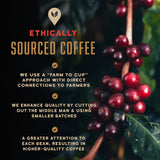 Bean Bastard Coffee RWANDA NYAMPINGA Light Roast Single Origin Whole Coffee Beans | Premium Whole Bean Coffee with Citric and Honey Tones | Ethically