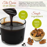 5lb ORGANIC DATE SYRUP | Made with100% Deglet Noor dates | Certified Organic, NON-GMO, KOSHER & VEGAN. Healthy Natural sweetener with NO added sugars