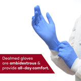 Dealmed Medical Exam Gloves - 200 Count XS Nitrile Gloves, Disposable Non-Irritating Latex Free, Multi-Purpose Use for a First Aid Kit and Medical