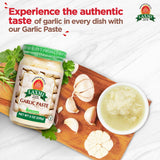 Laxmi Garlic Paste 8oz | Premium quality and pure Garlic, Ground | Vegetarian | Non-GMO certified | Ethically Sourced