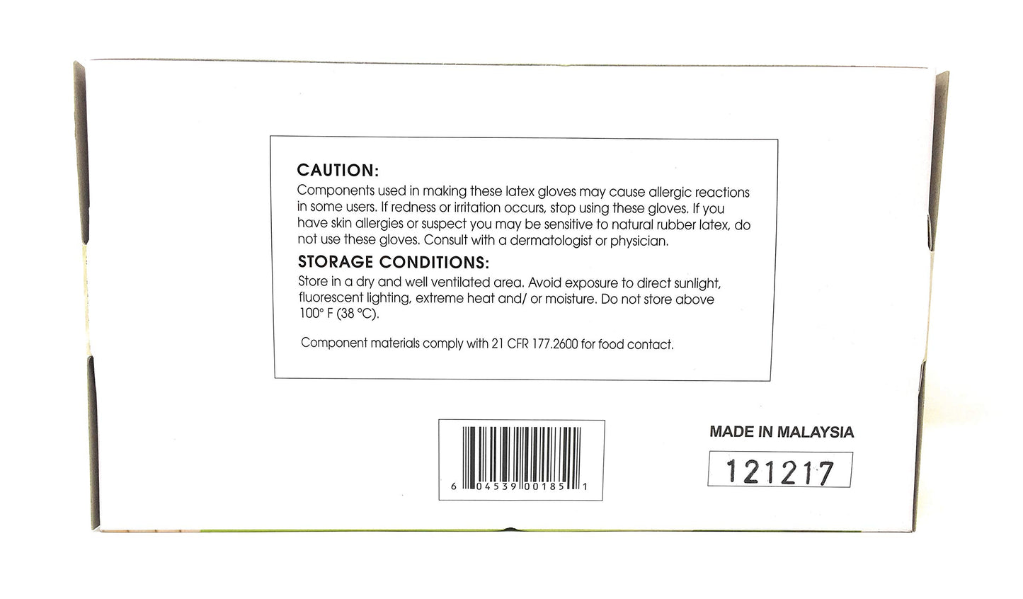 Emerald Digi-Gloves, Powder Free Disposable Latex Gloves (Medium)