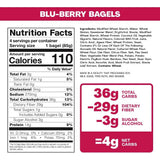 The Sola Company Bagel, 12 OZ (Pack of 3) Veriety Pack, Plain Bagel, Everything Bagels, Blu-Berry Bagels Non-GMO, No Added Sugar