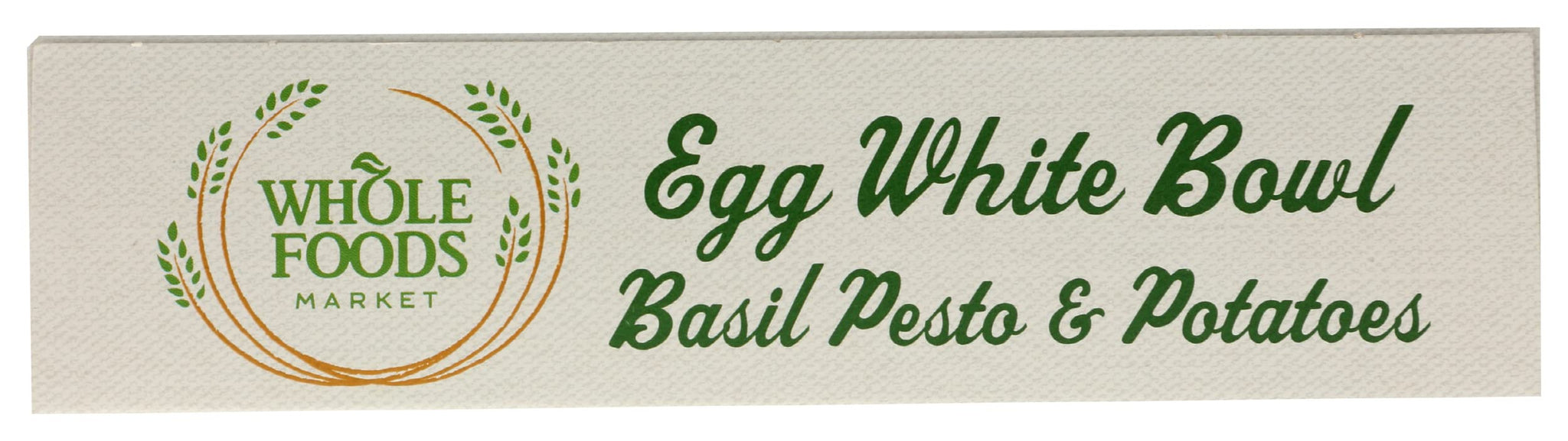 Whole Foods Market, Egg White Bowl Basil Pesto Potatoes, 7 Ounce