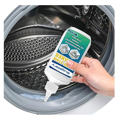 Sugelary Mold Stain Cleaner, 5 fl oz Mold Stain Cleaner Gel for Washing Machine, Home Stain Cleaning Gel for Fridge, Tile, Grout, Sink and Bathroom