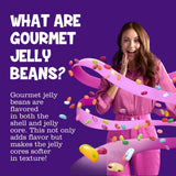 The Jelly Bean Planet Easter Egg Candy Jelly Beans Gift, Pack of 5, 8 oz x 5 - Gourmet Jellybeans with 36 Natural Fruit Flavors, Kosher, Gluten Free