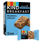 KIND Breakfast Bars Variety Pack - 60 Bars - Dark Chocolate Cocoa, Honey Oat, Peanut Butter, Blueberry Almond & Almond Butter - Healthy On-the-Go