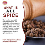 Allspice Whole Berries 5 Ounce Bag - by Spicy World (All Spice) | All Spice Pimento Jamaica Pepper for Cooking & Seasoning | Versatile Berry for