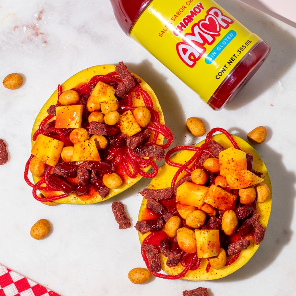 Amor Chamoy Sauce, Traditional Mexican Flavor, 12 Fl Oz Bottle