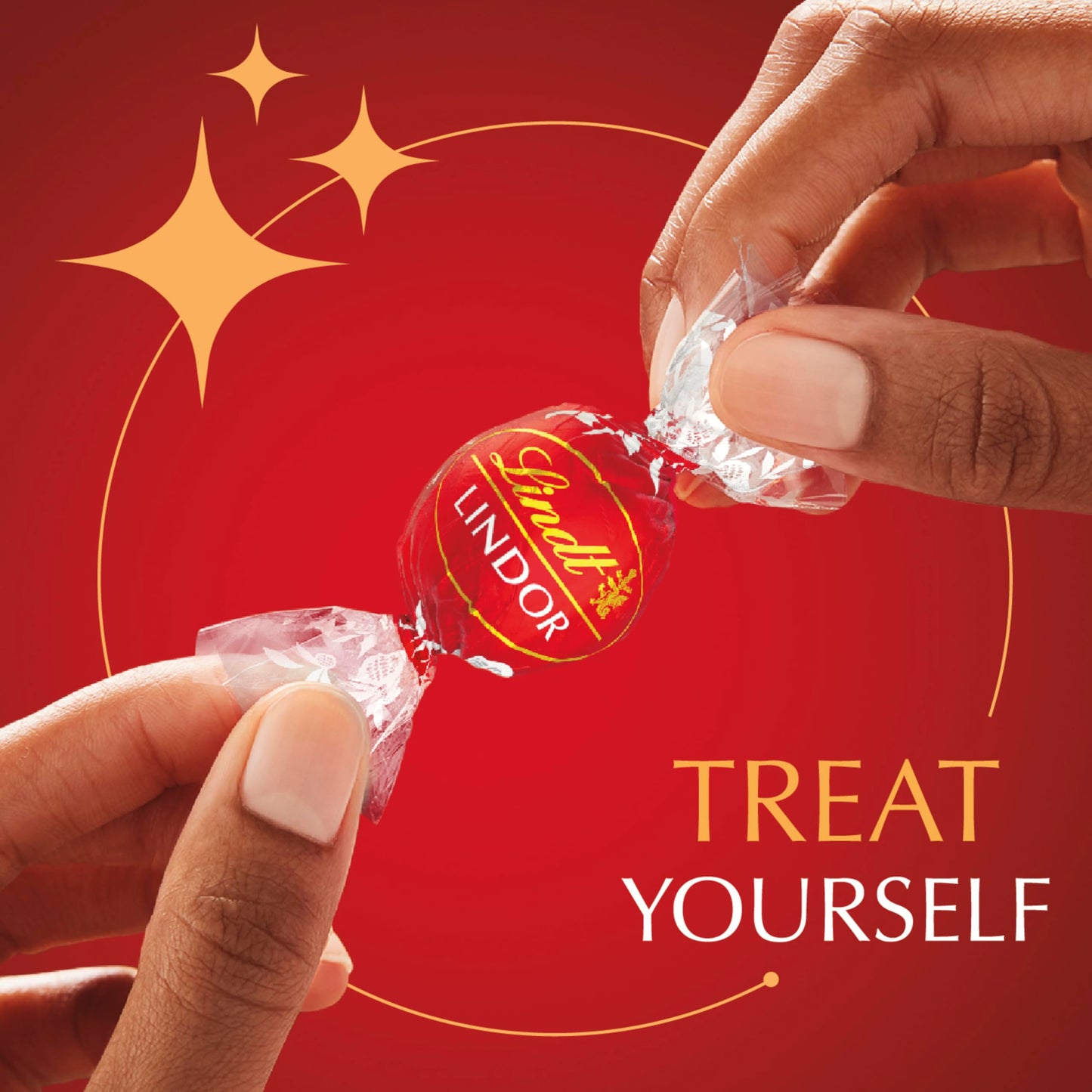 Lindt LINDOR Milk Chocolate Candy Truffles, 12.7 oz. Bag
