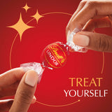 Lindt LINDOR Milk Chocolate Candy Truffles, 12.7 oz. Bag
