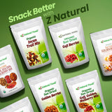 Sun Dried Organic Golden Berries - Gooseberries - No Sugar Added - Add To Yogurt, Salad, Trail Mix, Snacks - Raw, Vegan, Non GMO, Gluten Free, Kosher