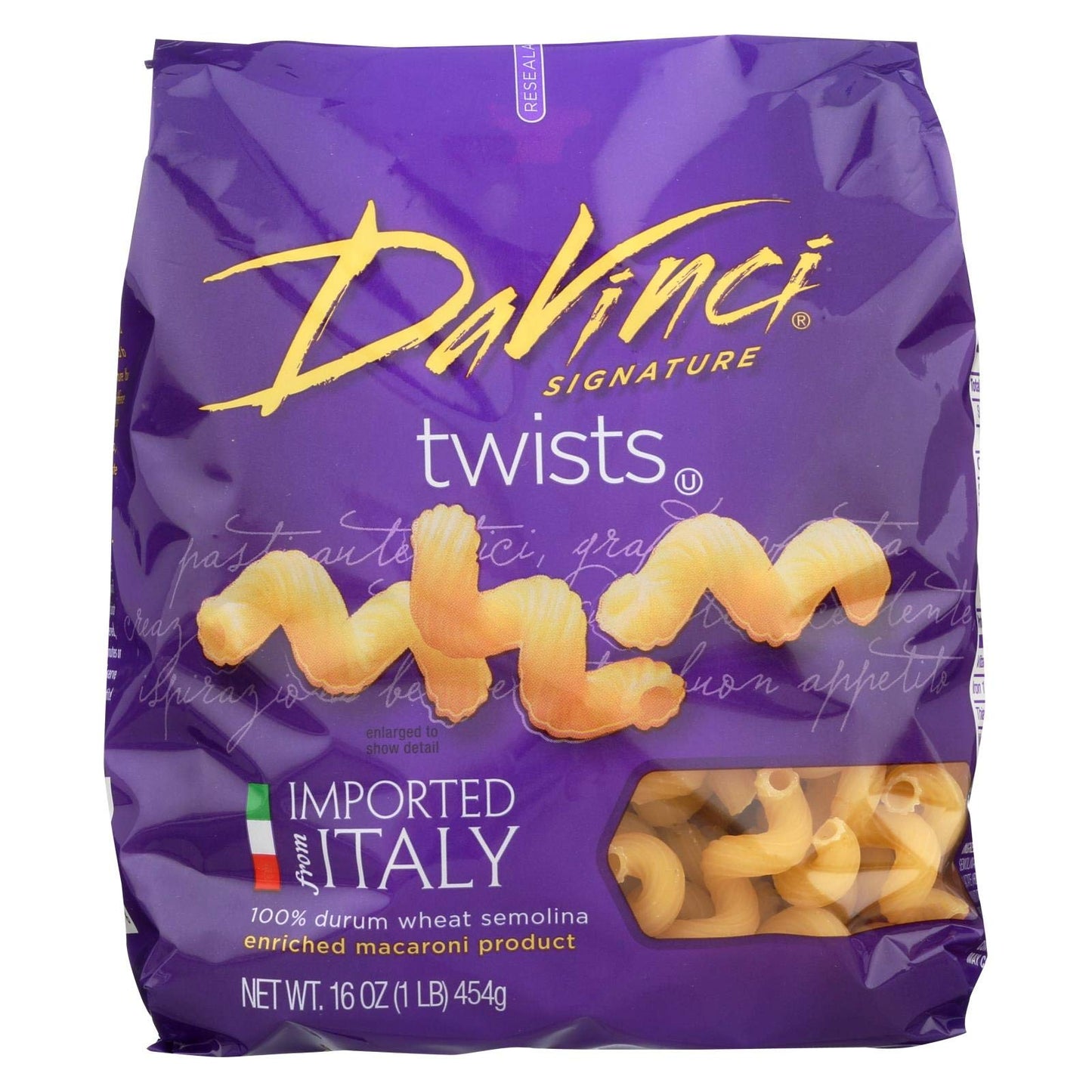 DAVINCI PASTA TWISTS, 16 OZ