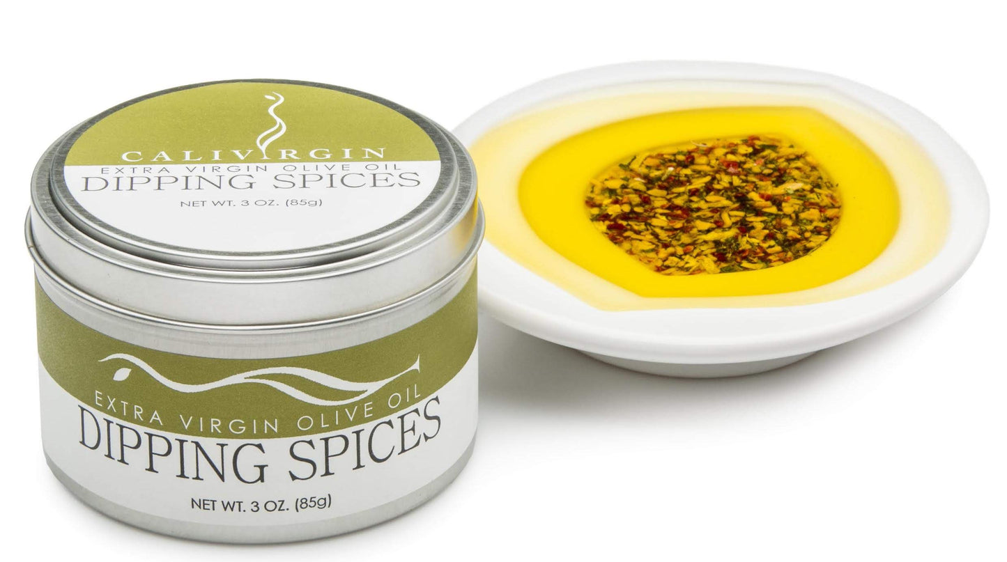 Calivirgin Olive Oil Dipping Spices - Restaurant Style Gourmet Spice Mix - Premium Dip Seasoning Spice Blend - Basil, Sun-dried Tomatoes, Garlic