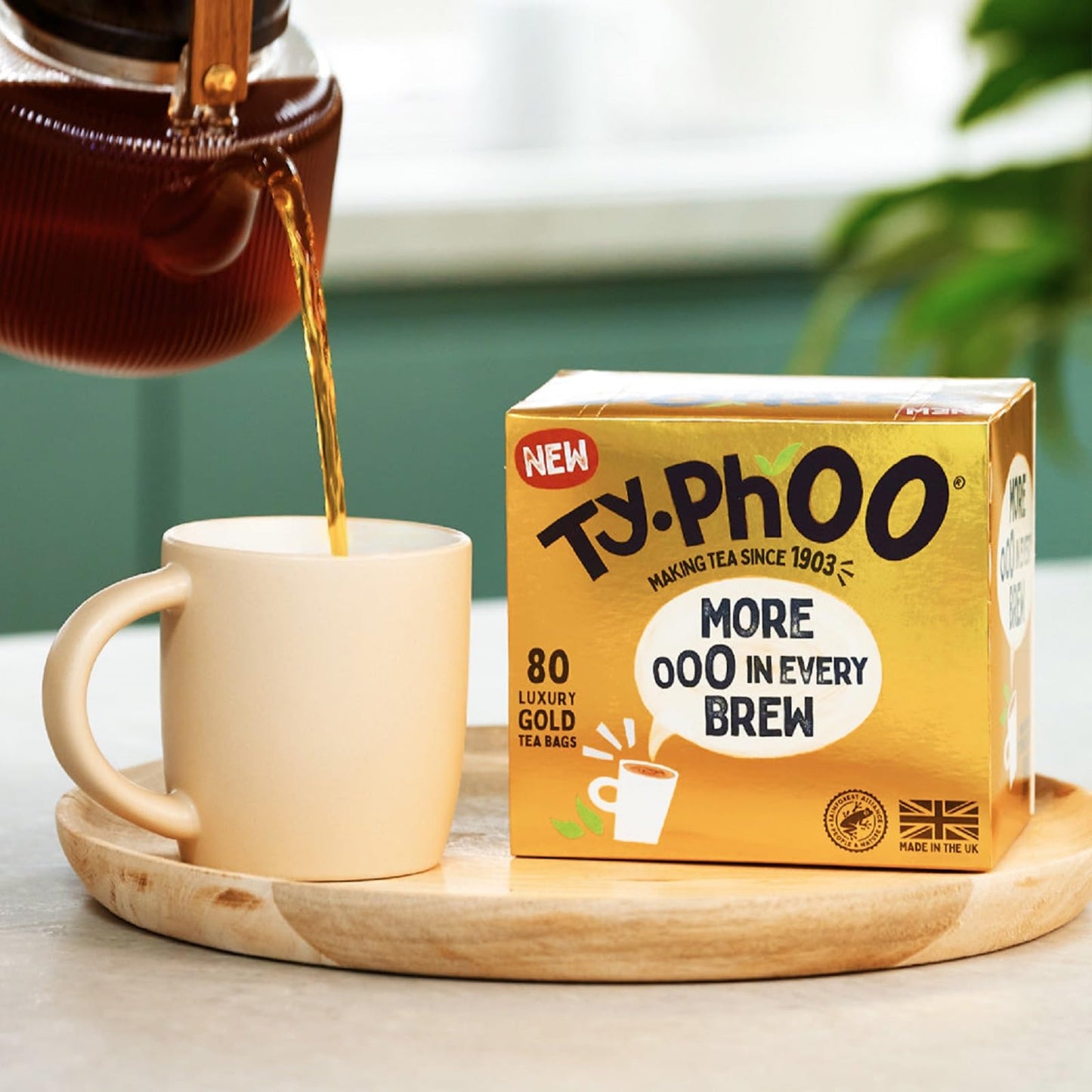 Typhoo Gold (More In Every Brew) 80 Luxury Tea Bags (Pack of 3)