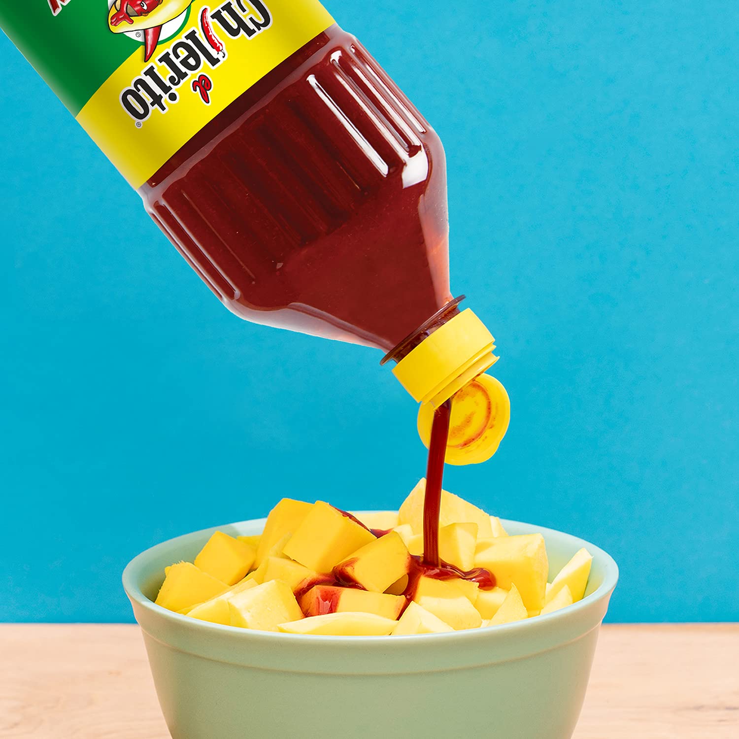 El Chilerito Chamoy Sauce 33.8 Fl. Oz / 1lt (Pack of 1) - Authentic Mexican Flavor - Perfect for Snacks and Drinks
