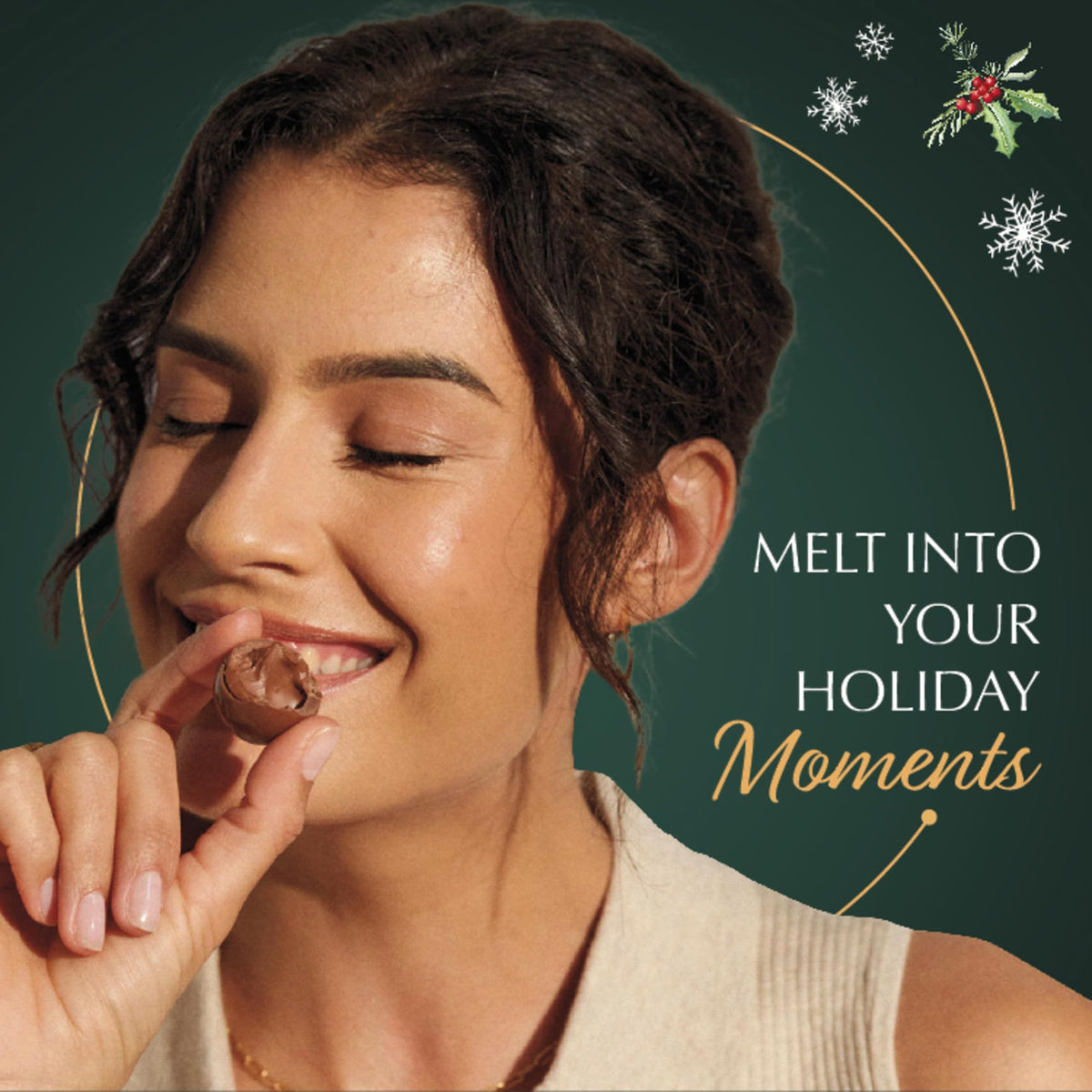Lindt LINDOR Holiday Assorted Chocolate Candy Truffles with Smooth, Melting Truffle Center, 8.5 oz. Bag