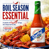 Crystal Hot Sauce 12oz (Pack of 2) - Louisiana's Pure Hot Sauce, Original Flavor - Low Fat - Low Sodium - Perfect for Spicing Up Sandwiches, Soups