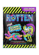 Sour Gummy Worms Candy: GF, Prebiotics, Low Sugar