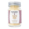 Burlap & Barrel Toasted Onion Powder - Rich, Savory-Sweet Flavor - Flavorful Onion Seasoning for Cooking - As Seen On Shark Tank - 2.9oz Glass Jar