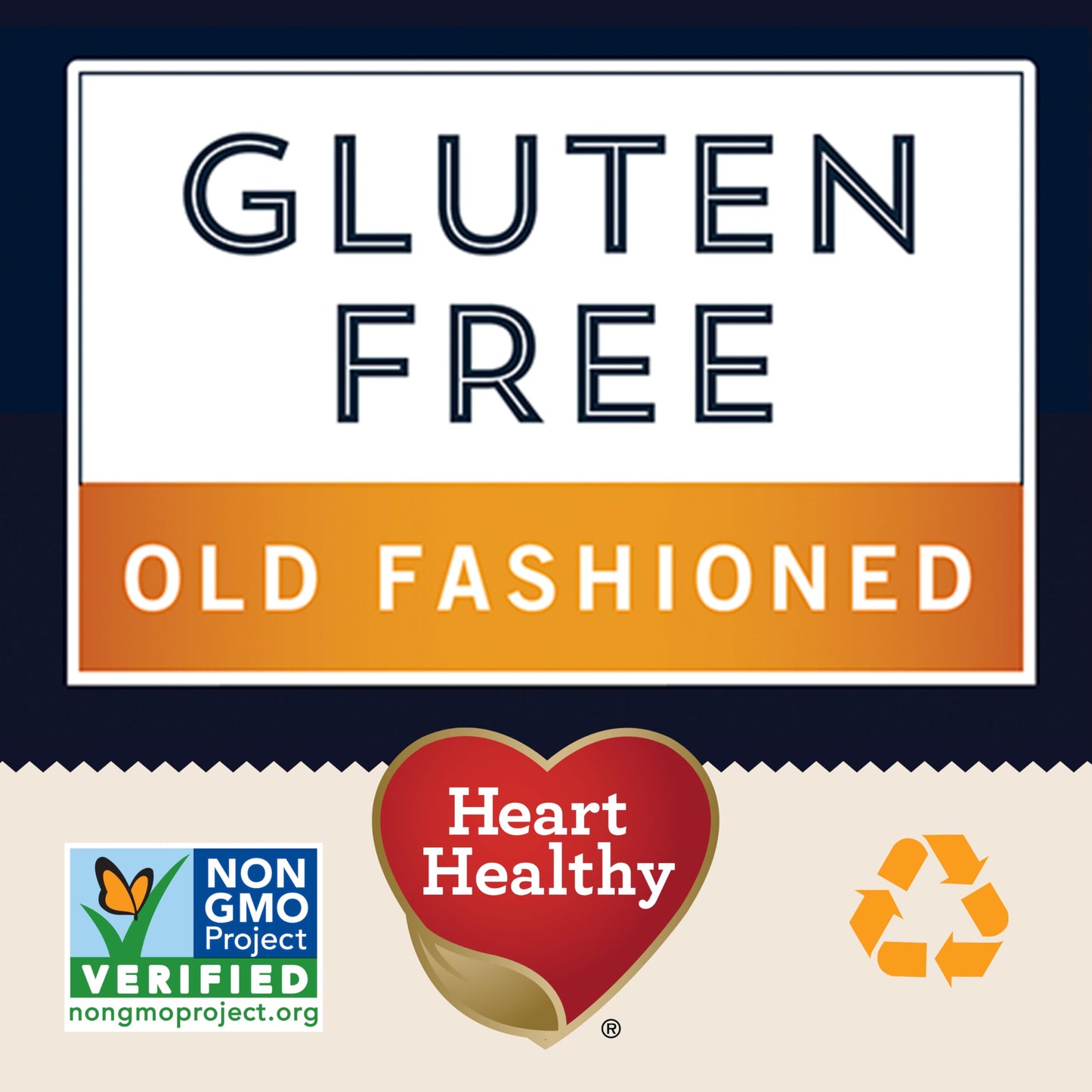 Quaker Gluten Free Old Fashioned Rolled Oats, Non GMO Project Verified, 24oz Resealable Bags (Pack of 4)