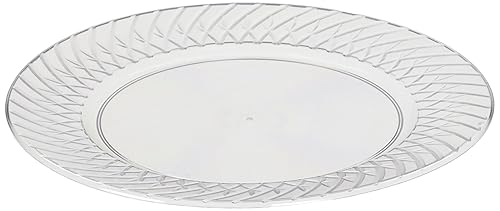 Member's Mark 6 1/4 in Clear Plastic Plates 110counts, 110Count