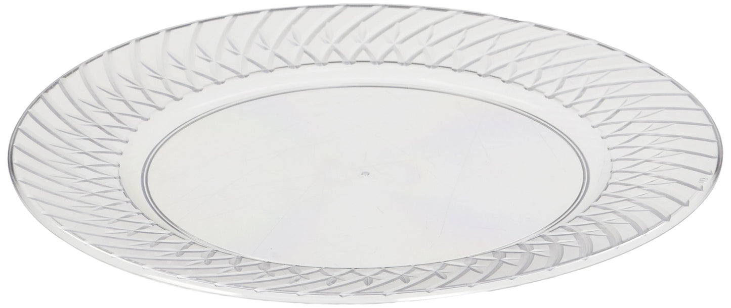 Member's Mark 6 1/4 in Clear Plastic Plates 110counts, 110Count
