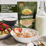 Original Granola, Delightfully Crunchy Healthy Granola Cereal, Ideal Granola for Yogurt or Enjoy with Milk, Perfect Granola Cereal Healthy Snack