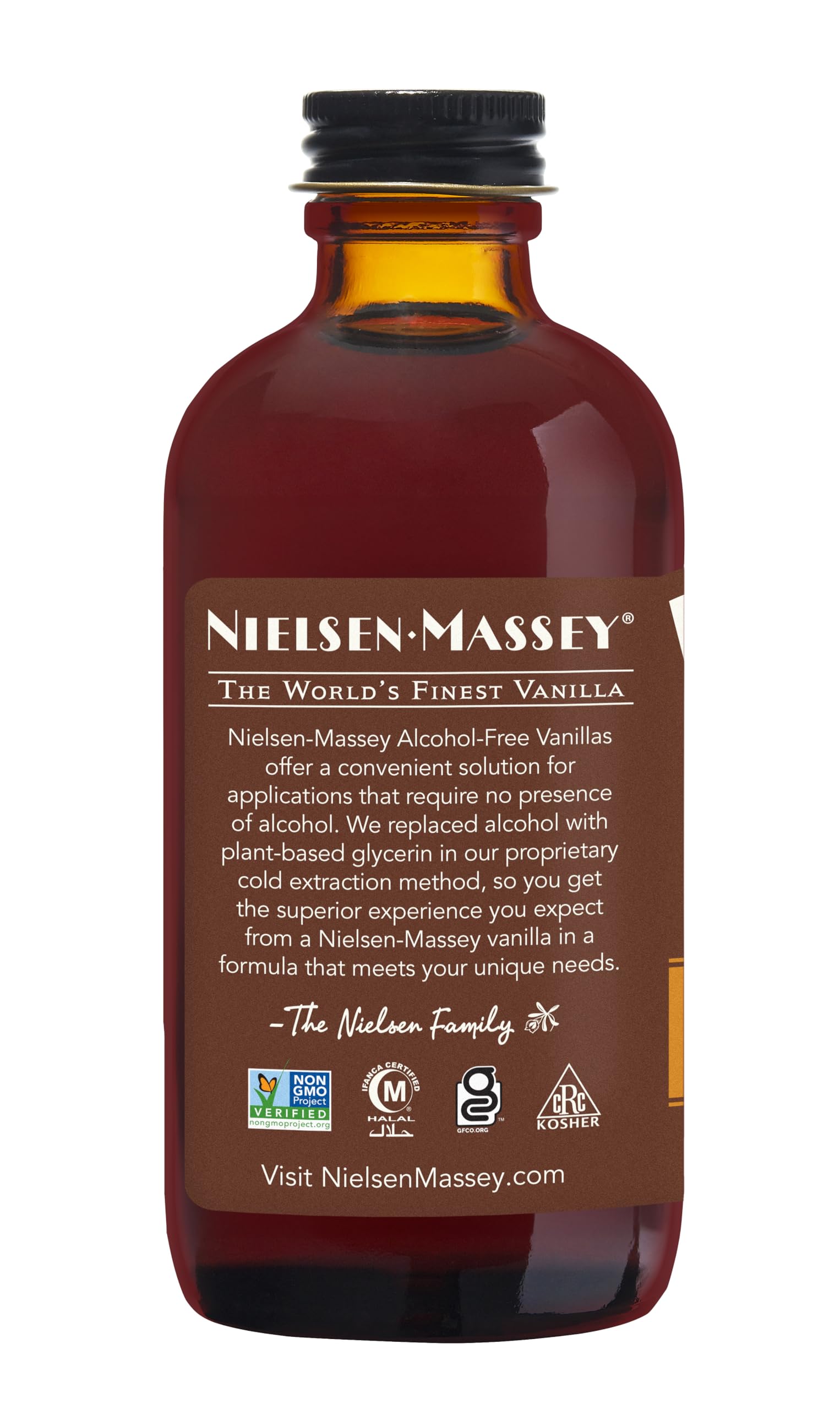 Nielsen-Massey Alcohol-Free Vanilla for Baking and Cooking, 4 FL OZ