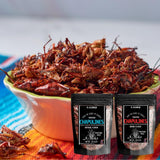 Alebrixes | Chapulines From Oaxaca 4oz (114g) | Premium Toasted Edible Grasshoppers - Always Fresh & Delicious Mexican Snack | Imported from Mexico