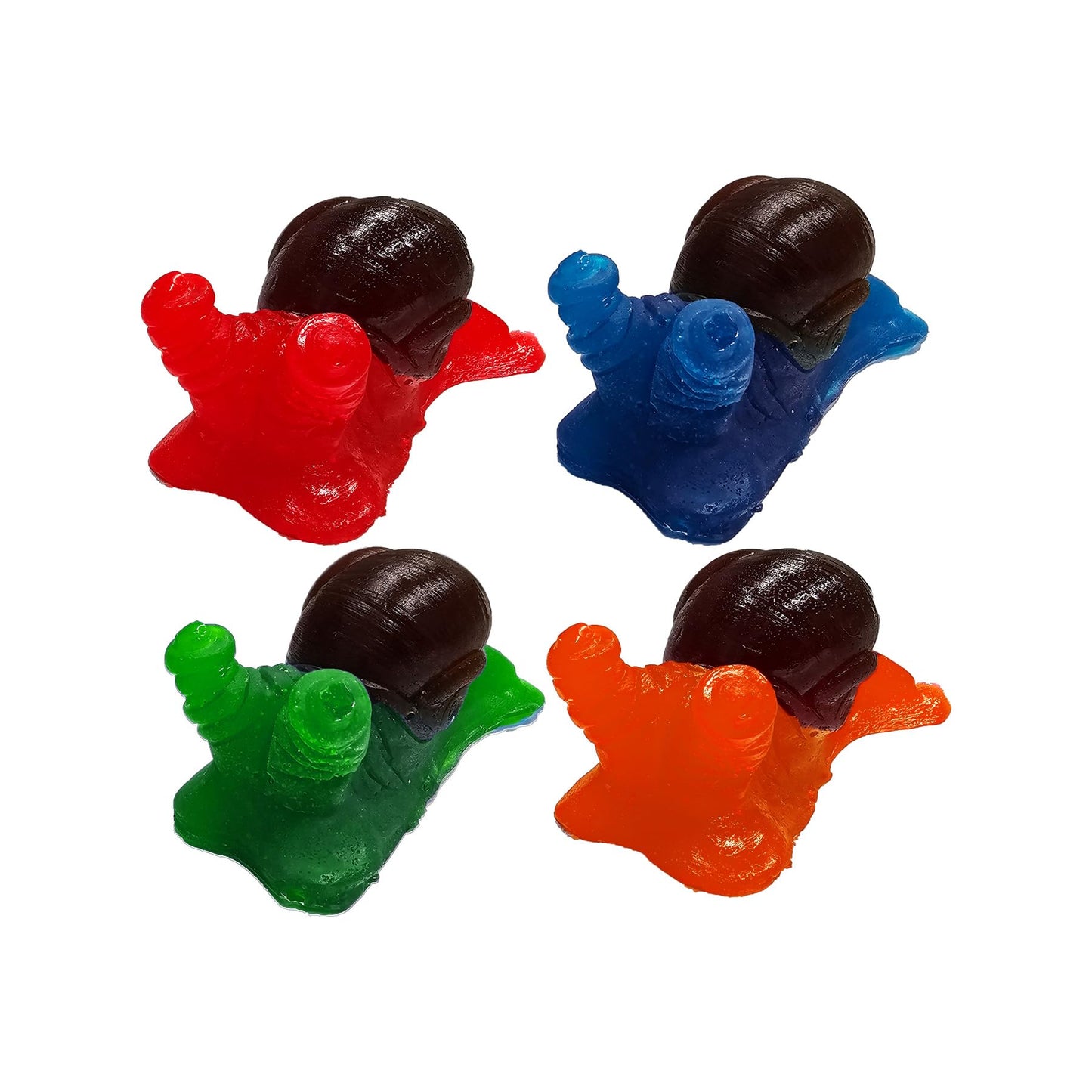 World's Greatest Gummy® - Sweet and Slimy Snails | Created by The Gummy Bear Guy® | Cherry, Orange, Green Apple, and Blue Raspberry with Cola Shells