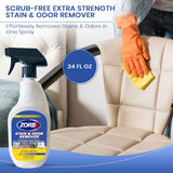 ZORBX Extra-Strength Stain & Odor Remover Spray 24 oz - Unpleasant Odor Control and Unwanted Stain Remover Spray for Furniture, Mattress, Couch & All