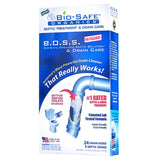 B.O.S.S. Septic Tank Treatment - 12.5oz Powder - 24 Drain or 5 Septic Doses - Patented Bacterial Enzyme - 100% Treats Odors Clogs Backups Pumpouts