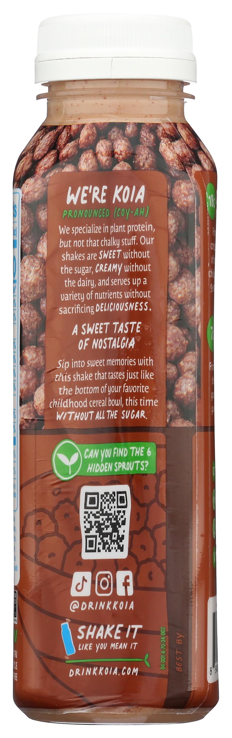 Koia Cocoa Cereal Protein Beverage, 12 FZ