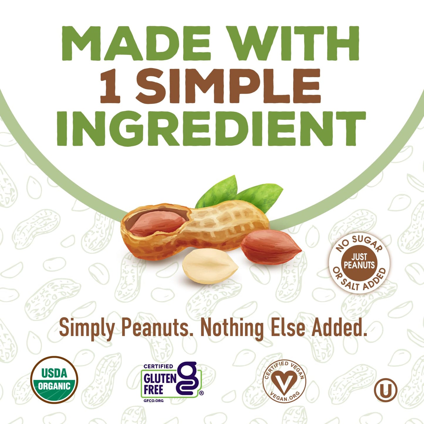 PB2 Pure Organic Powdered Peanut Butter | Pure, USDA Organic Certified, Non-GMO Peanuts with No Salt, No Sugar | Vegan, Keto Friendly | 24oz