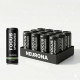 NEURONA Smart Energy Drink for Focus & Productivity - Dynamine & Alpha-GPC - Nootropics & Adaptogens - Jitter Free Energy, Mental Clarity, Brain