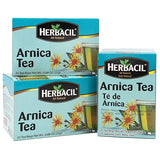 Herbacil Arnica Herbal Tea, Herbal Blend, Caffeine-Free, All Natural, 3-pack of 25 bags per box (75 Tea Bags), 0.88 oz Each