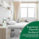 Citrus II Hospital Germicidal Deodorizing Cleaner - Fresh Citrus Scent - Disinfecting Spray - for Home, Hospital and Office Surfaces and Supplies - 22