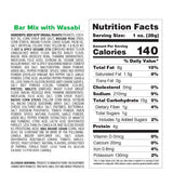 BEER NUTS Bar Mix w/Wasabi - Pretzels, Cheese Stix, Sesame Stix, Insane Grain & Wasabi Peas - 12oz Resealable Jar (Pack of 1)