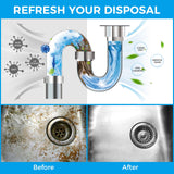 24 Pieces Garbage Disposal Cleaner Tablets, Citrus Scent Deep Cleaning Tablets, Ideal for Kitchen Sinks, Drains and Waste Disposal Units, Dissolve