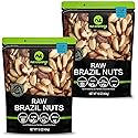NUT CRAVINGS - Raw Brazil Nuts, Unsalted, No Shell, Whole, (16oz - 2 Pack) Packed Fresh in Resealable Bag - Kosher Healthy Snack, Food Assortments
