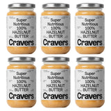 Cravers 100% Hazlenut Butter Spread, All Natural Keto Snack, Low Carb, Sugar Free, Gluten Free, Paleo, Vegan, Kosher, Non-GMO & High Protein, Hazelnut