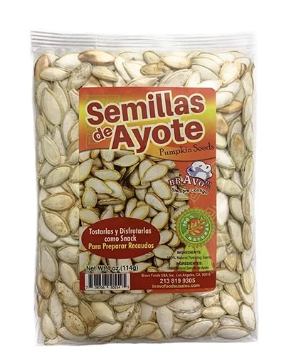Semilla De Ayote 4oz | Pumpkin Seeds | Raw and Unsalted | In-Shell Seeds |