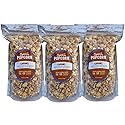 Signature Popcorn, Classic Caramel Popcorn Snack, 3-Pack Large Resealable Bags, Gourmet Popcorn, Gluten-Free, Sweet & Crunchy Treat, Non-GMO, Made