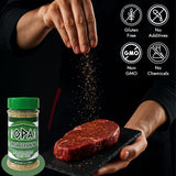 OPA Greek Seasoning - 7 Ounce Greek Seasoning Blend with Herbs and Spices for Meats, Vegetables, Grilling, and Everyday Cooking - Green Shaker Jar