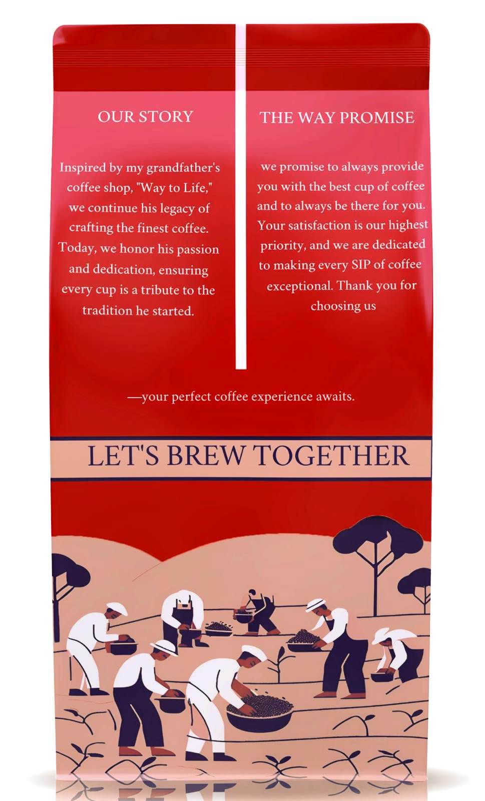 WAY Coffee Medium Roast Whole Bean Coffee - The Original (12 Oz)
