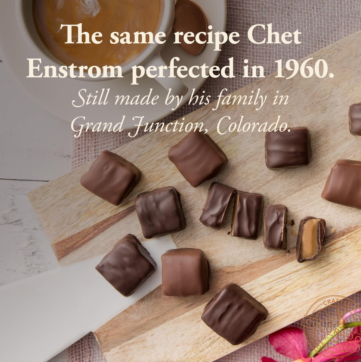 Enstrom Butter Toffee Petites Gift Box, Dark Chocolate