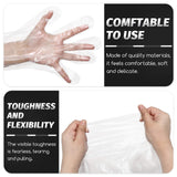 Patelai 50 Count Disposable Dressing Gutting Gloves, White, Unisex