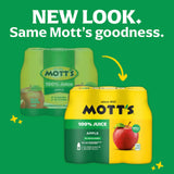 Mott's 100% Original Apple Juice, 8 fl oz bottles, 6 pack