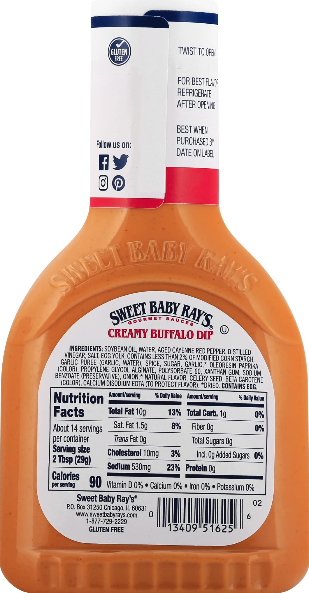Sweet Baby Ray's Dipping Sauce, Creamy Buffalo (14 Ounce (Pack of 2))